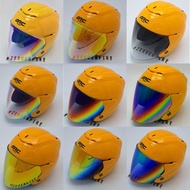 ARC RITZ VISOR 2TONE BLACK TINTED GOLD RAINBOW 2TONE REVO BLUE