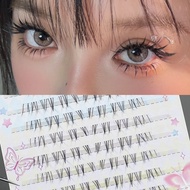 MIXIAOHE 48/80 Clusters Diamond Sugar Lower Lashes 5-7mm Dense Manga Camera Lash Clusters MIXIAOHE 4