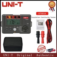 UNI-T UT501A 1000V เครื่องวัดความต้านทานฉนวนเครื่องทดสอบพื้นดิน Megohmmeter โวลต์มิเตอร์ W/LCD Backl