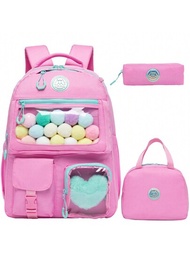 3 piezas de mochila de unicornio deslumbrante para niñas, azul cielo. Pequeña y fresca bolsa escolar para estudiantes de primaria. Ideal para picnic y viajes. El mejor regalo para niñas.