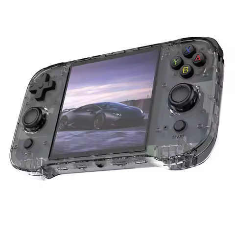 R46S Handheld Video Game Console with 4.0 Inch IPS Screen Built-in 10000 Games Linux System Portable