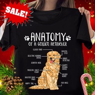 Funny Anatomy Golden Retriever Dog Lover T-Shirt Golden Retriever