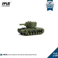 [NAS] 1/144 scale Russian tank model KV-2. Russian tank model keychain KV-2 scale 1:144