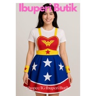 Ibuperi Boutique Costume Apron wonder Woman DC Comics