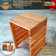 Gas cylinder Cover, gas cylinder holder, gas cylinder protector, gas cylinder 3kg 5kg 12kg, wooden g