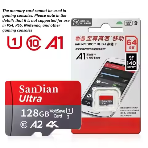 High Speed 1TB Memory Card For Camera Phones tablets 128GB 512GB 256GB Class 10 Micro TF SD Card 1TB