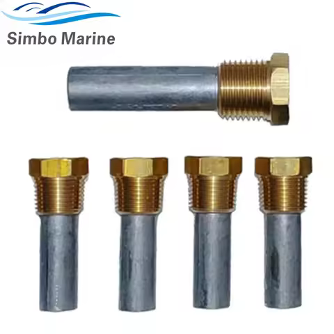 119574-4415 119773-92600 119574-18790 Pencil Anode Kit For Yanmar 4LHA-HTE 6LP 6LY 6LPA-STP 6LPA-STZ
