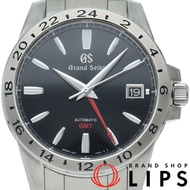 精工 Grand Seiko GMT 機械錶 39.4mm Grand Seiko自動 GMT 自動 SBGM227/9S66-00B0 帶盒、保固卡、1 節不銹鋼錶鍊 男士腕錶 黑色拋光 成色極佳 
