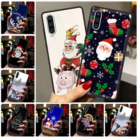 Christmas New Year Phone Phone Case For Huawei P50 P40 P30 Lite E P20 Pro Y9 Y7 Y6 2019 P Smart 2021