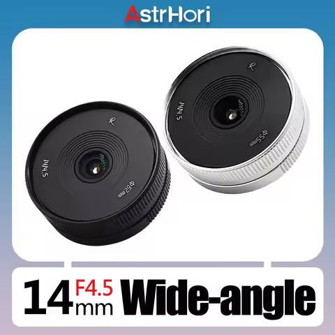 Astrhori 14mm F4.5 Manual Focus APS-C Frame Ultra Wide Angle Camera Lens for Sony E Canon EF-M M4/3 