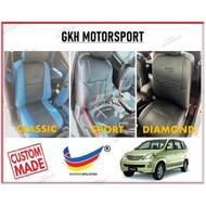 TOYOTA AVANZA 2004 2006 2008 2010 PROMAX Semi Leather Car Seat Cover / Sarung Kusyen Kerusi Kereta Custom