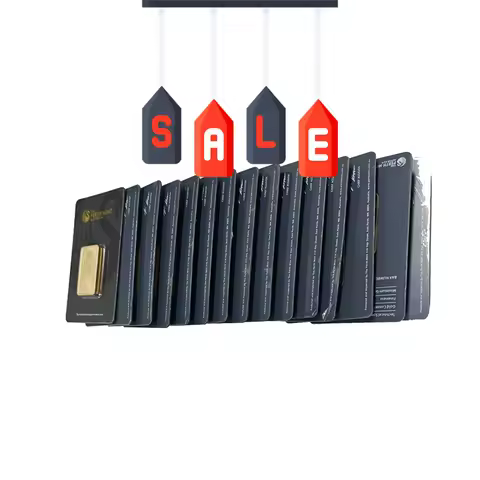 1oz/2.5g/5g/10g/20g/50g/100g 24k Gold Plated bar Series Seal Packaging with An Independent Serial Nu