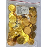 500g Gold Coin Chocolate Milk Chooclates 70Pcs +- HALAL