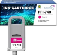 QUEENPRINT PFI-740 Magenta 700ml Ink Tank Replacement for PFI-740M Ink Cartridge PFI740 for ImagePRO