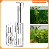 [WishshopeehhhMY] Aquarium Planter Cup Acrylic Plant Stand Accessories Decoration