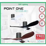 PO Eco Blizzard VSPEC-II 43" / 52" DC Japanese NSK Bearing Smart Ceiling Fan with LED and WIfi 06 Sp