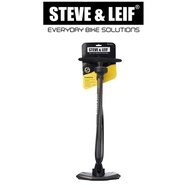 Steve & Leif Galaxy Bicycle Floor Pump with Top Mounted Gauge