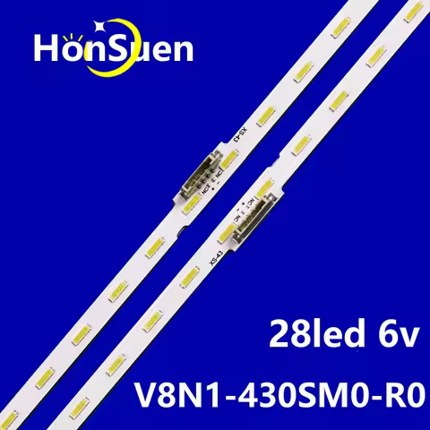 5/15KIT LED Strip For UE43RU7172U Un43ru7100g UE43NU7475 UE43NU7445 UE43NU7400 UE43RU7100 V8N1-430SM