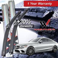 Mercedes Benz C CLASS COUPE C300 2018 - Present Wischer Nano-BOND Wiper Blade (1SET)