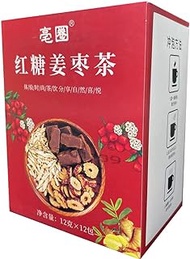 Ginger Jujube Tea Substitute Tea Be applicable &amp; cold hands and feet weak body and cold deto secretion disorder x12 Tea Bags (1 Box ) (12)