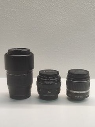 Canon EF 50mm 1:1.4 &amp; EFS 18-55 &amp; Tamron AF 70-300mm