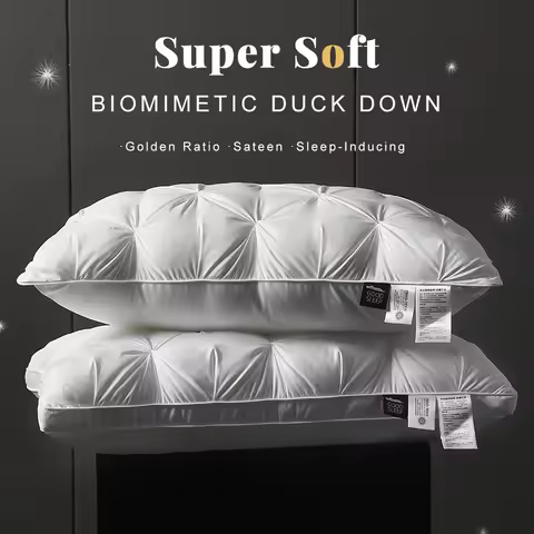 High-end Down Comfortable Pillow5-star Hotel Pillow Down Pillow Core Biomimetic Duck Down 3-dimensio