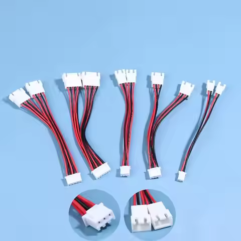 【XH2.54MM Y-Splitter Cable Male To 2 Female Connector 26AWG Power Extension Cord 2/3/4/5/6 Pin Split