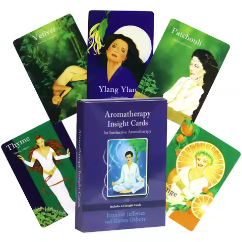 Aromatherapy Insight Cards - A Powerful Tool To Help You Tap Into Your Intuition 42 Pcs Oracle Cards
