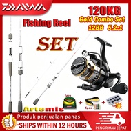 Artemis Fishing Reel Set Barang Mancing Set Fishing Combo Set Pancing Set Batang Pancing Joran Panci