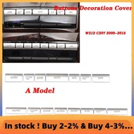 Car Console Air Conditioning Buttons Decoration Cover Trim for E Class W212 C207 2009-2015 Interior 