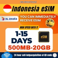 【CSL】Indonesia eSIM 1-30 Days 500MB-20GB High Speed Data Travel Indonesia+Bali SIM Card