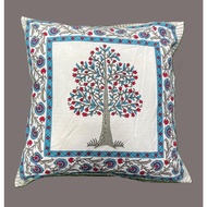 16x16 in Cushion Cover in Ethnic Hand Print Designs, Cotton