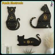 Limited-time offer!! Cat Shaped Display Shelf, Cat Book Shelf, Rustic Wall Crystal Storage Holder, Wear-resistant Smooth