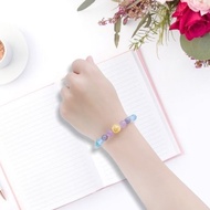 薰衣海藍 摩根石 黃金 水晶 手鍊