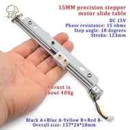 [GOI] 123mm Linear Actuator Micro 15mm Linear Stepping Motor With Nut Two-phase Four-wire Stepper Mo