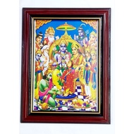 Rama Sita Photo Frame Ramar Sita Hanuman Picture