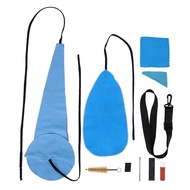 [2TPO] LADE 10 in 1 Saxophone Cleaning Kit Clean Cloth Mouthpiece Brush Belt Mini Screwdriver Set