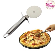 Pizza Cutter Roll Stainless Steel | Pemotong Pizza | Pizza Cutter Rolling Pizza | Pisau Pizza | Pisa