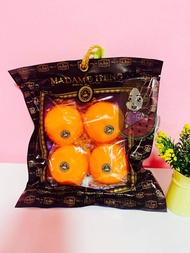 🍊 (120กรัมx4ลูก) ของแท้ สบู่ลูกส้ม มาดามเฮง orange Natural Soap vitamin C 🍊