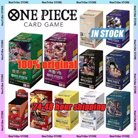 Original One Piece TCG Booster Box OP01-OP12 Full Series Japanese Version OPCG Trading Card Game Aut