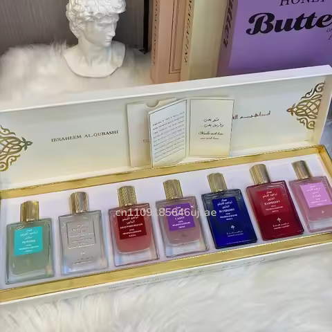 7Pcs Arabian Unisex Perfume Set Long Lasting Fresh Natural Elegant Mild Scent Luxurious Exquisite Ch