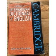Cambridge international dictionary of English Book