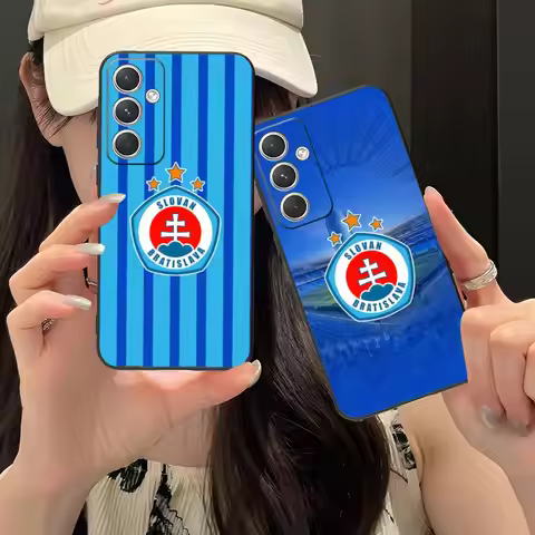FC Slovan Bratislava Mobile Phone Case for Samsung Galaxy S25 S24 S23 S22 S21 S20 Note20 Plus FE Ult