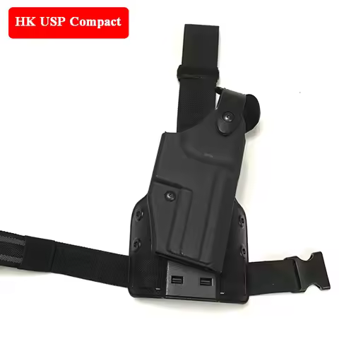Quick Drop Tactical HK USP Compact Pistol Gun Holster Gun Leg Holster Airsoft Hunting Shooting Gun C