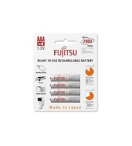 FUJITSU - 800mAh AAA 可充電 標準 低自放 電池 日本製造 HR-4UTCEX 4粒裝