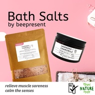 [300G] Bee Present Bath Salt (NO Chemicals) Pink Himalayan / Dead Sea Salt with Epsom and Natural Essential Oils | 浴盐