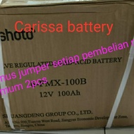 AKI VRLA SHOTO 100AH BARU - ERCHIARA SHOP