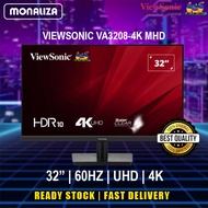ViewSonic VA3208-4K MHD 32" 4K UHD Monitor with Built-in Speakers