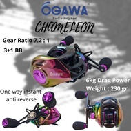 Ogawa Chameleon Baitcasting Reel BC Ogawa Chameleon Max Drag 6Kg