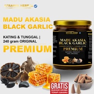 MADU AKASIA MIX BAWANG HITAM BLACK GARLIC TUNGGAL LANANG KATING CUTING